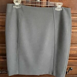 Halogen Charcoal Gray Pencil Skirt, Size 10